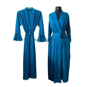 Dark Teal Robe w Pockets